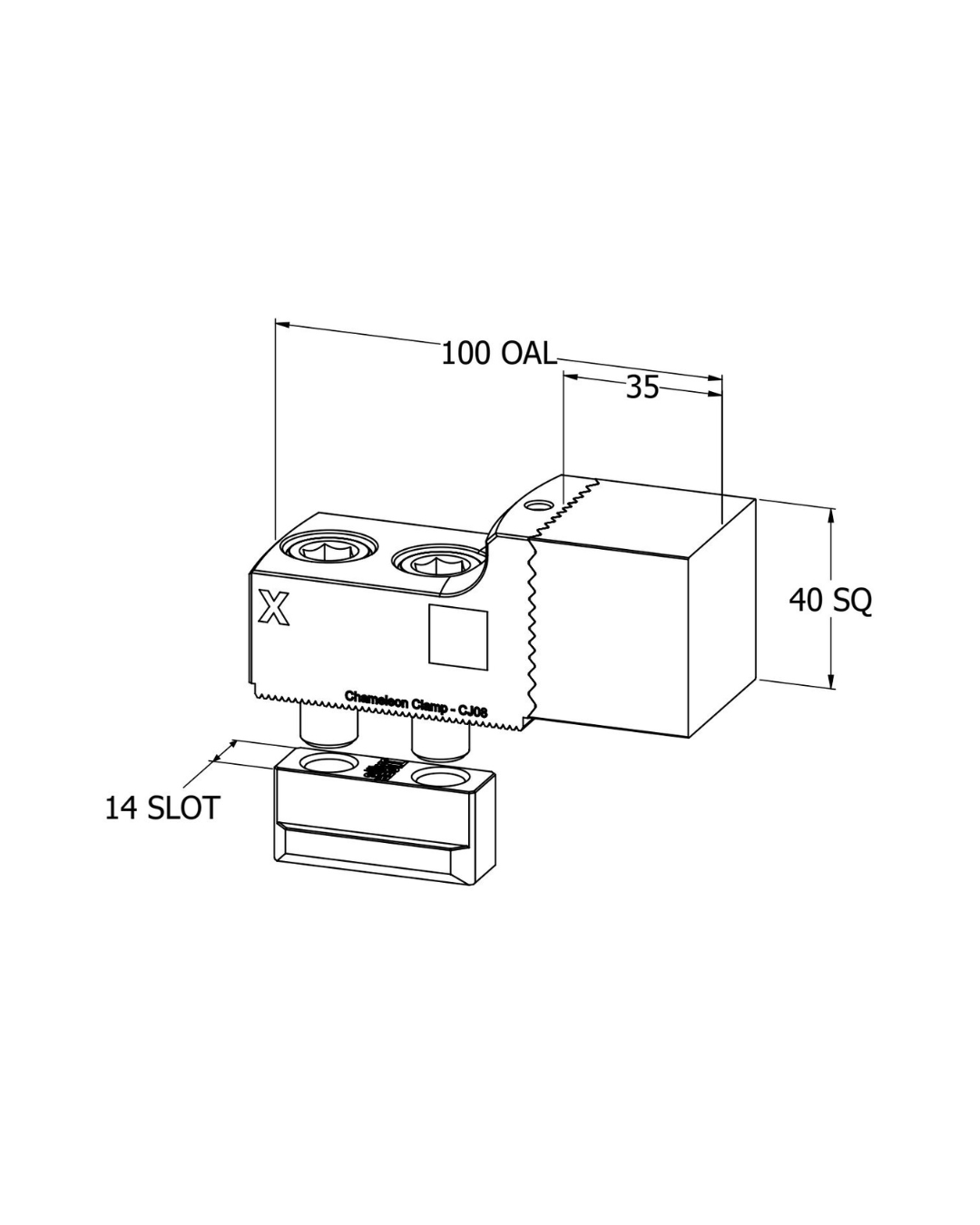 8" Chameleon Clamps Starter Kit