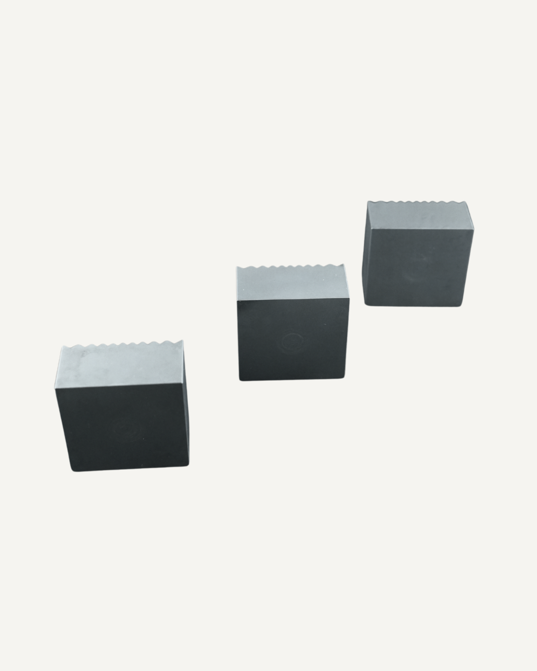Tiger Jaws 20mm blank soft jaw showing serrated edge and case-hardened spigot